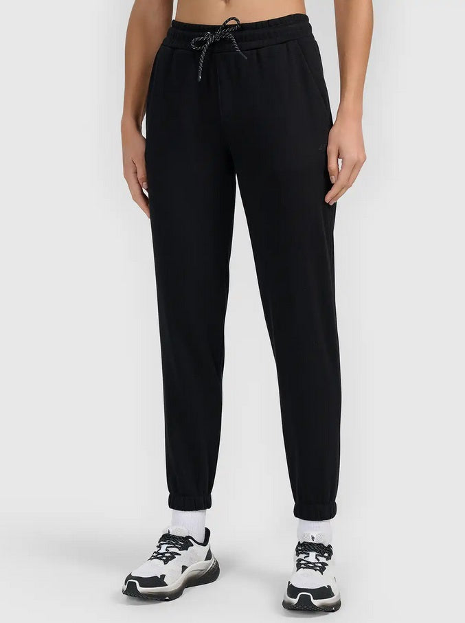 brīvā laika bikses trousers deep black 4f wmm00ttrof1658 20s
