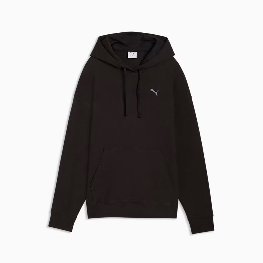 brīvā laika džemperis ess elevated comfort hoodie puma black pu 691814 01 2