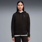 brīvā laika džemperis ess elevated comfort hoodie puma black pu 691814 01