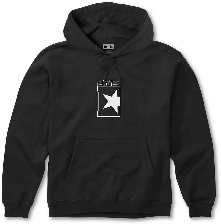 brīvā laika džemperis etnies star hoodie black et 4130004183 001