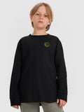 brīvā laika džemperis longsleeve deep black 4f jwaw25tlonm484 20s