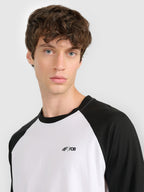 brīvā laika džemperis longsleeve white 4f waw25tlonm580 10s 2