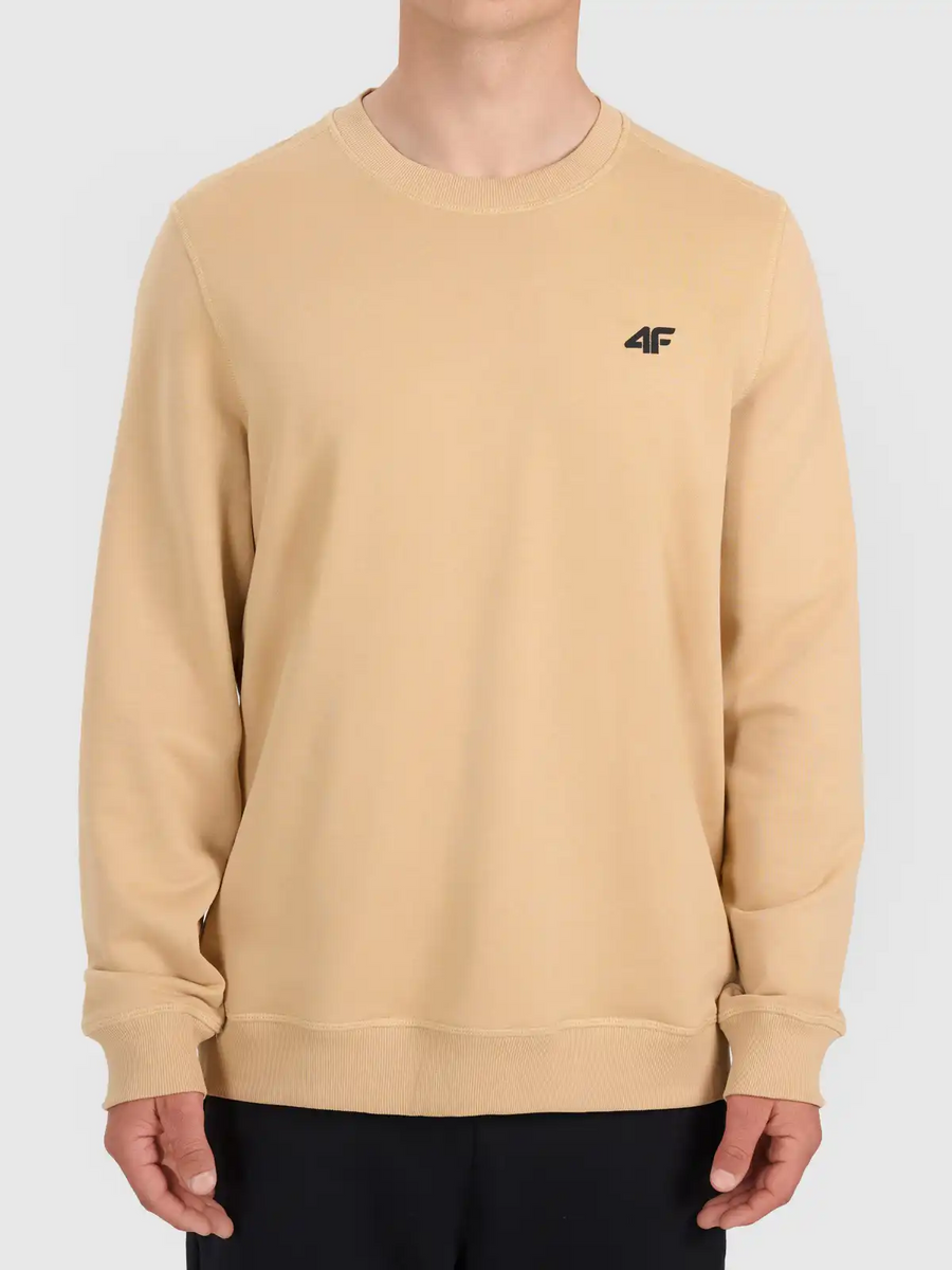 brīvā laika džemperis sweatshirt beige 4f wss26tswsm2134 83s