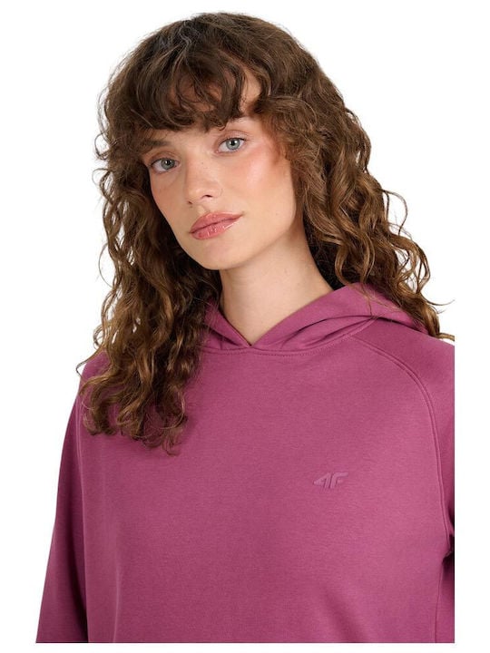 brīvā laika džemperis sweatshirt burgundy 4f waw25tswsf1976 60s 2