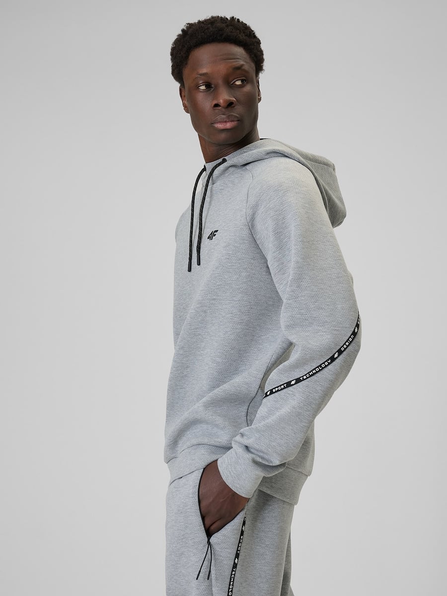 4F SWEATSHIRT, COLD LIGHT GREY MELANGE/2238