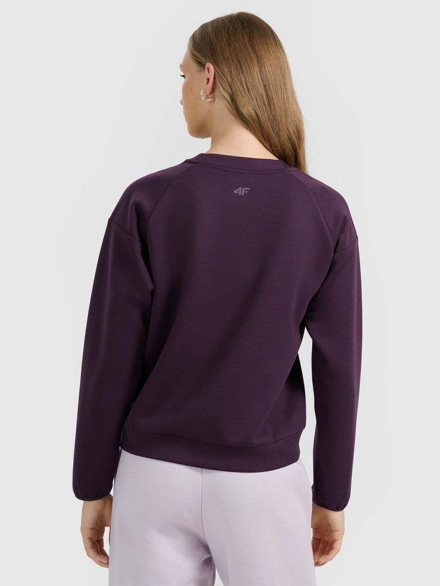 4F SWEATSHIRT, DARK VIOLET
