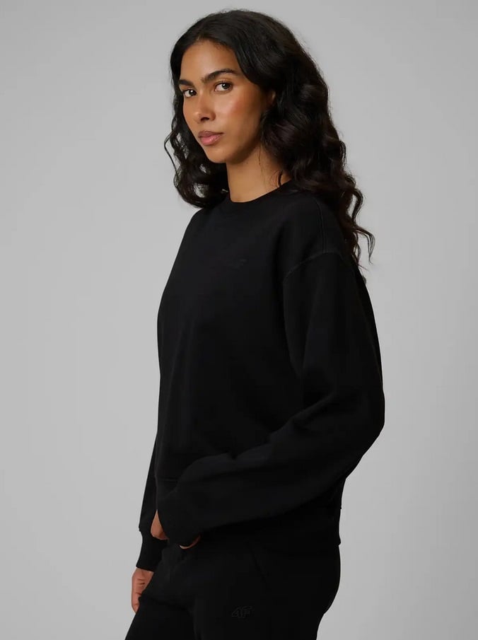 brīvā laika džemperis sweatshirt deep black 4f wmm00tswsf2534 20s