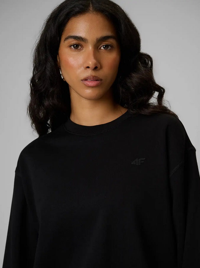 brīvā laika džemperis sweatshirt deep black 4f wmm00tswsf2534 20s 1