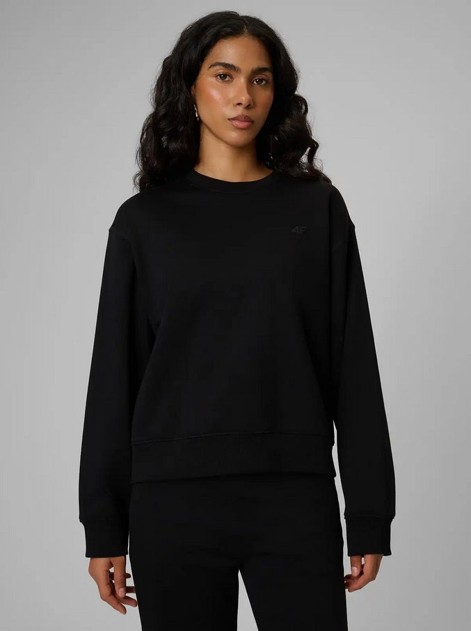 brīvā laika džemperis sweatshirt deep black 4f wmm00tswsf2534 20s