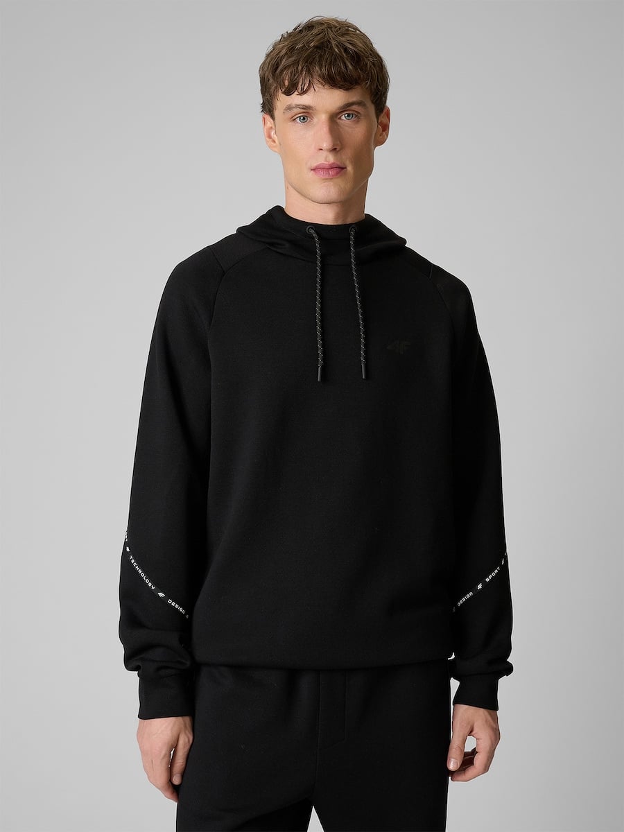 brīvā laika džemperis sweatshirt deep black 4f wss26tswsm2238 20s