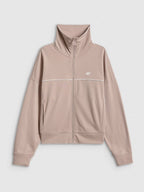 brīvā laika jaka sweatshirt beige 4f wss26tswsf2174 83s 3