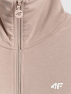 brīvā laika jaka sweatshirt beige 4f wss26tswsf2174 83s 4