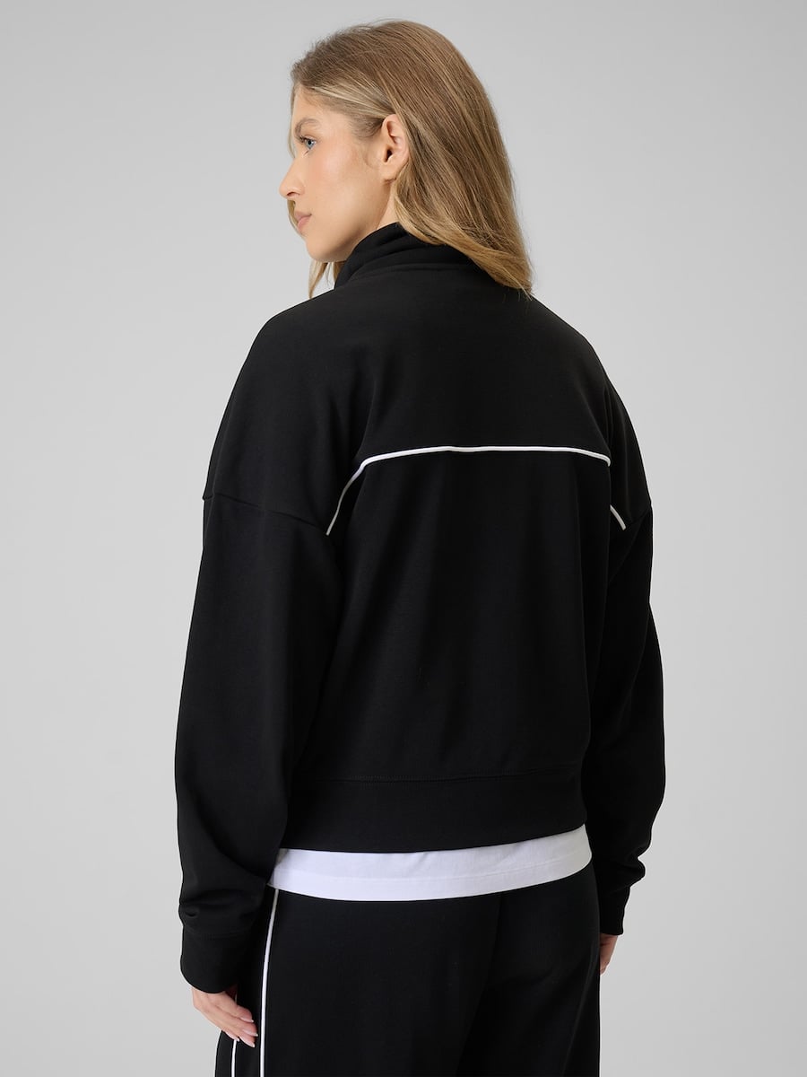 brīvā laika jaka sweatshirt deep black 4f wss26tswsf2174 20s 2