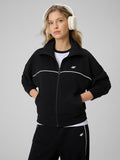 brīvā laika jaka sweatshirt deep black 4f wss26tswsf2174 20s