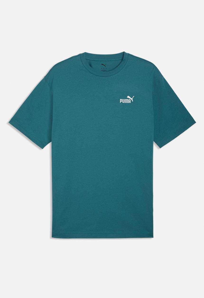 brīvā laika krekls ess relaxed small no 1 logo tee emerald pu 689153 41 1