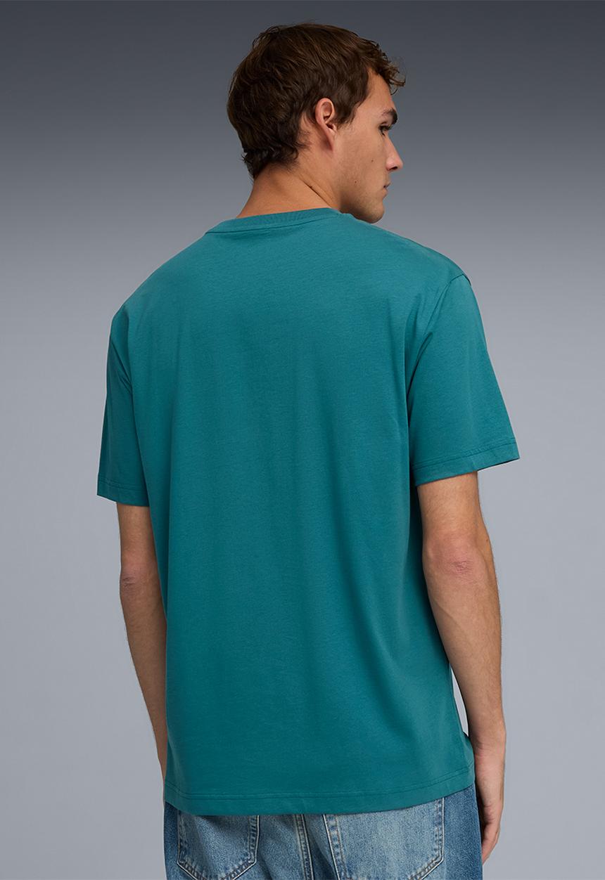 Puma ESS Relaxed Small No. 1 Logo Tee Emerald