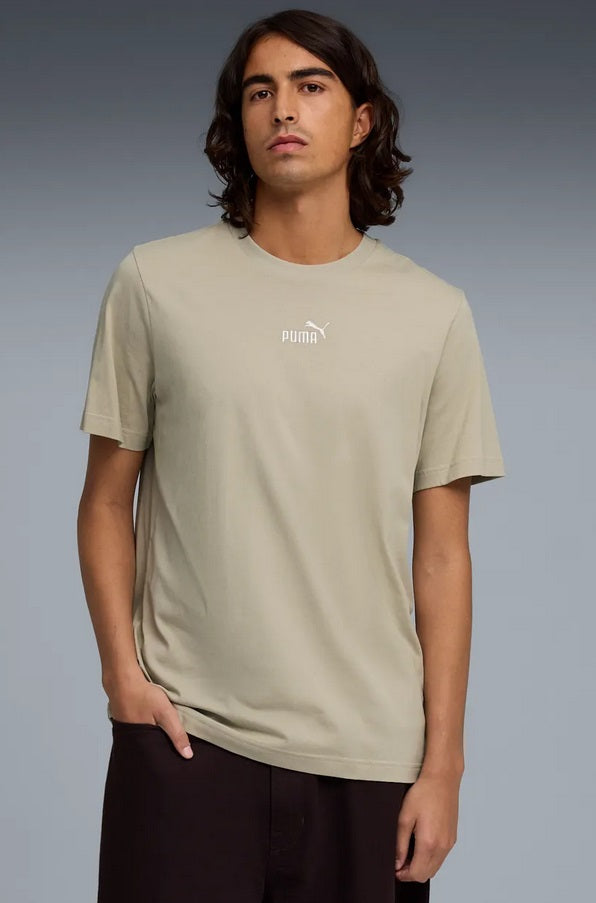 brīvā laika krekls ess small no1 logo centered tee olive g pu 692912 33