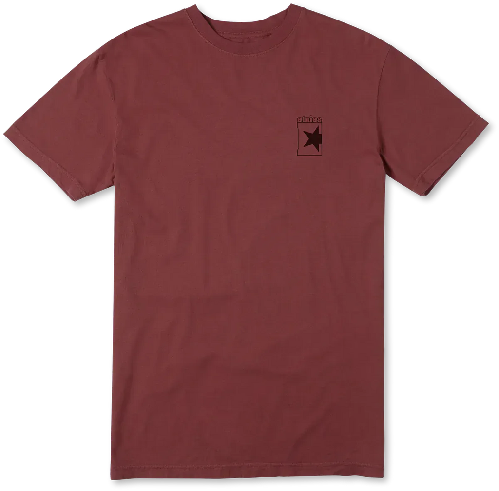 brīvā laika krekls etnies star tee burgundy et 4130004168 602