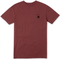 brīvā laika krekls etnies star tee burgundy et 4130004168 602