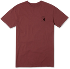 brīvā laika krekls etnies star tee burgundy et 4130004168 602