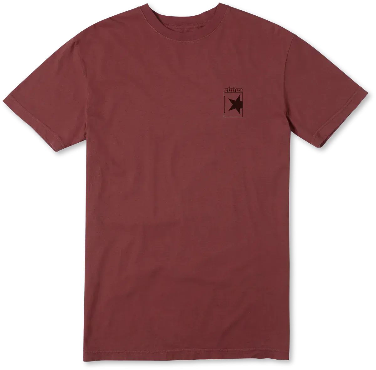 brīvā laika krekls etnies star tee burgundy et 4130004168 602