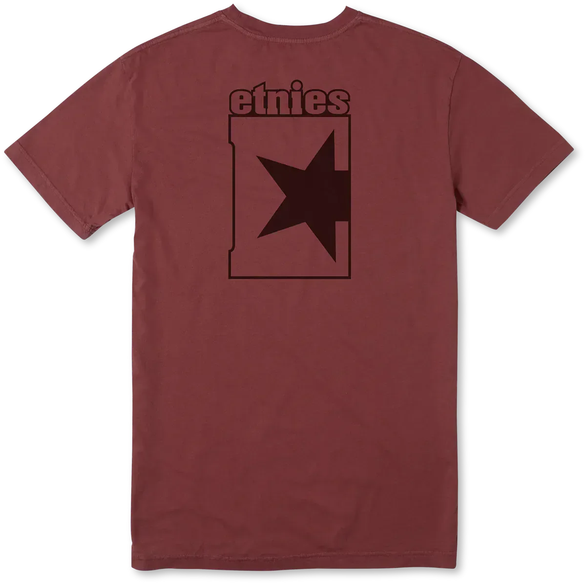 brīvā laika krekls etnies star tee burgundy et 4130004168 602