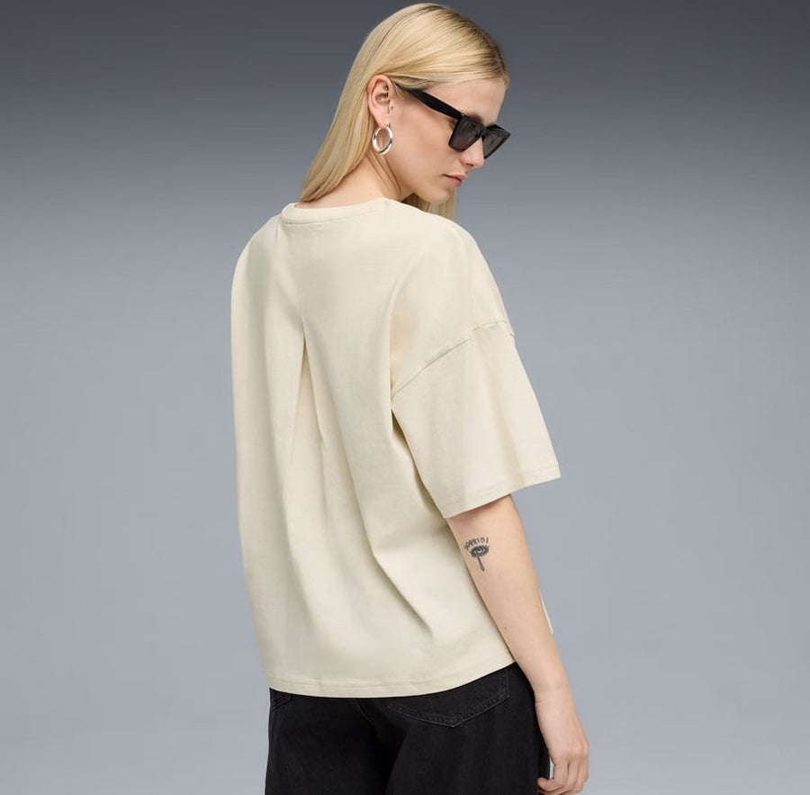 Puma HER Oversized Tee Alpine Snow