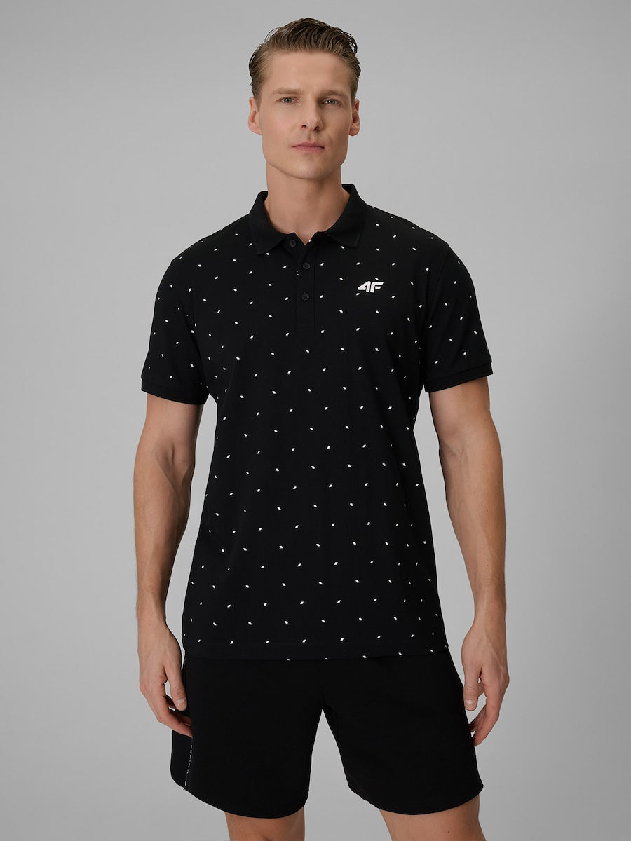 brīvā laika krekls polo shirt deep black 4f wss26tptsm631 20s