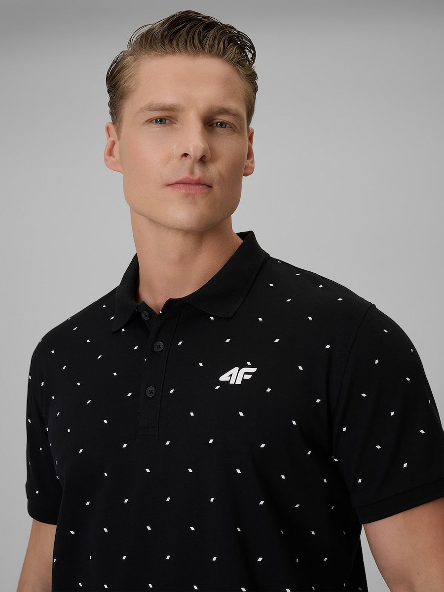 brīvā laika krekls polo shirt deep black 4f wss26tptsm631 20s