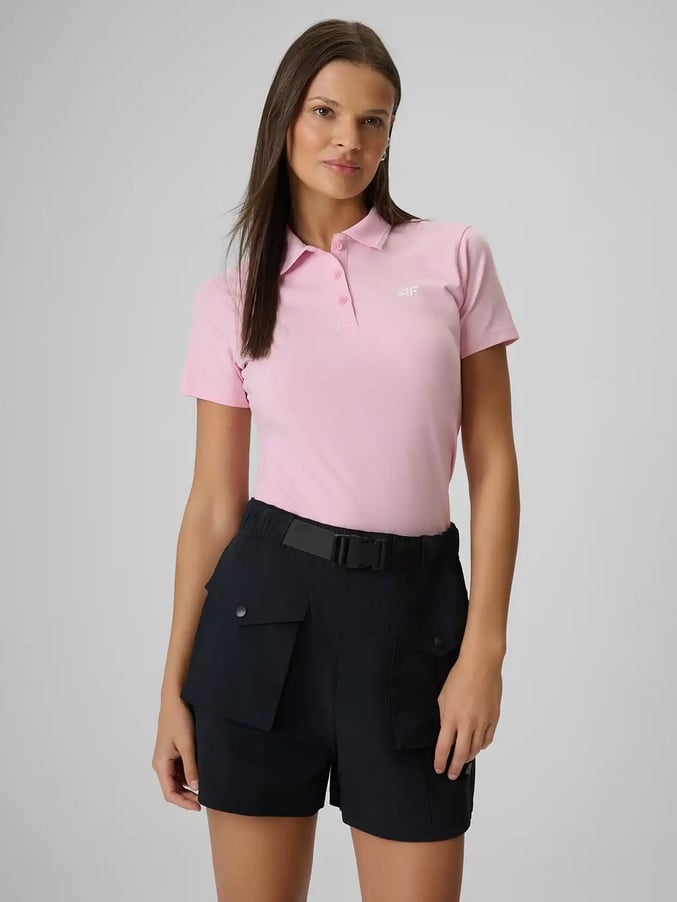 brīvā laika krekls polo shirt light pink 4f wmm00tptsf0768 56s