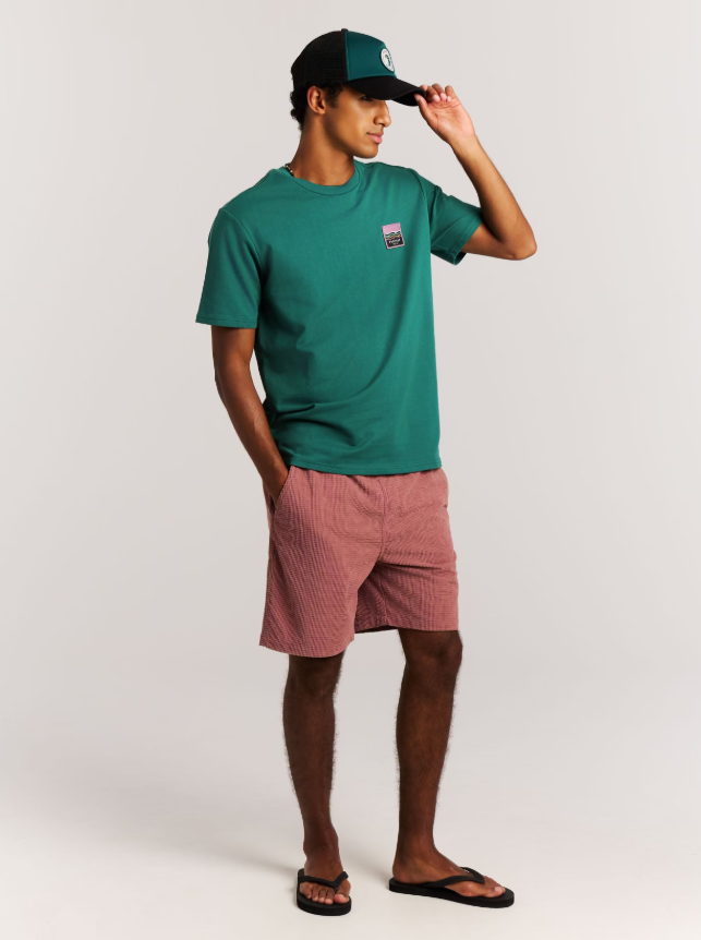 brīvā laika krekls prtafia t shirt dark teal pr 17761003 586 1