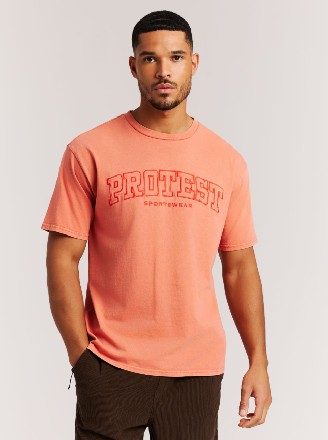brīvā laika krekls prtdoyle t shirt burnt peach pr 17761005 917