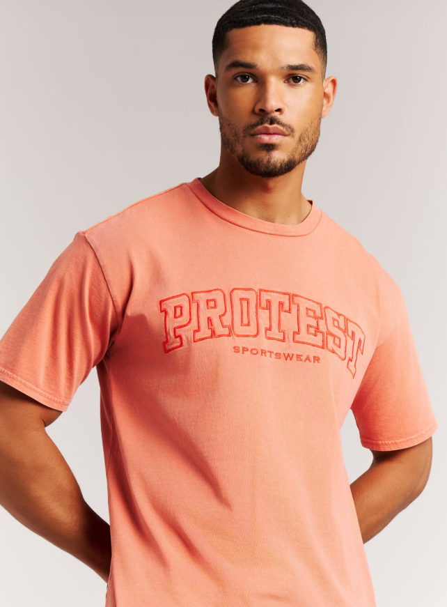 Protest PRTDoyle t-shirt, Burnt Peach