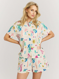brīvā laika krekls prtsizzle blouse canvasoffwhite pr 15661003 101