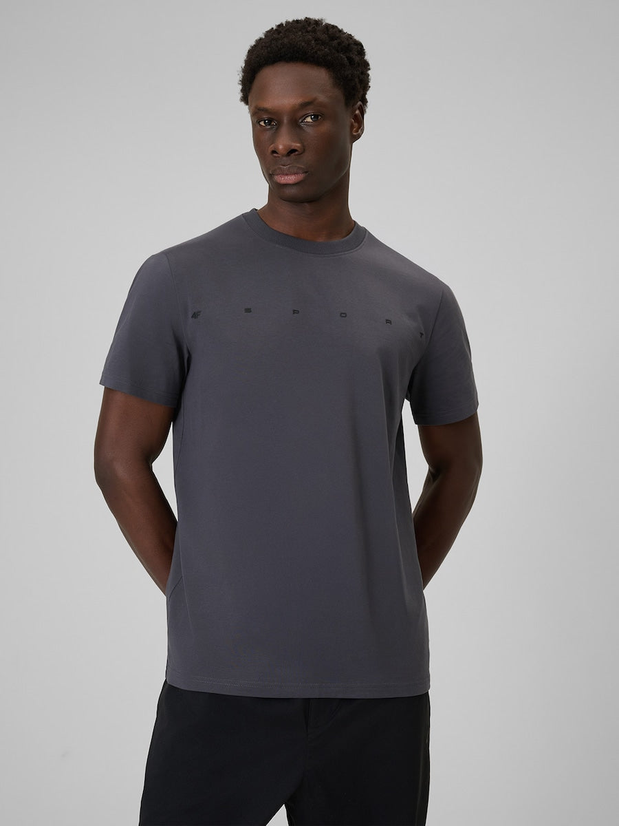 brīvā laika krekls tshirt anthracite 4f wss26ttshm2661 22s