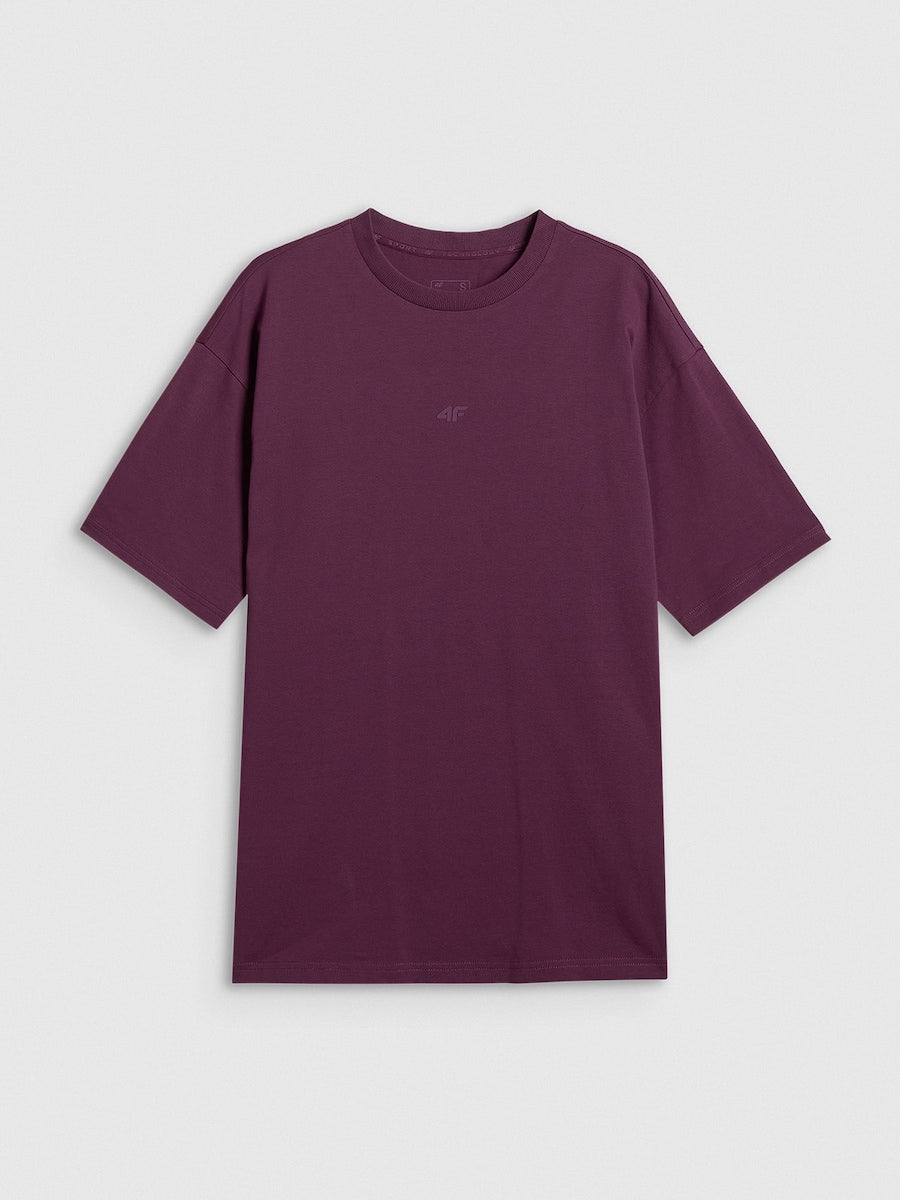 brīvā laika krekls tshirt burgundy 4f wss26ttshf2744 60s 3