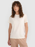 brīvā laika krekls tshirt creme 4f waw25ttshf2970 12s