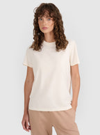 brīvā laika krekls tshirt creme 4f waw25ttshf2970 12s