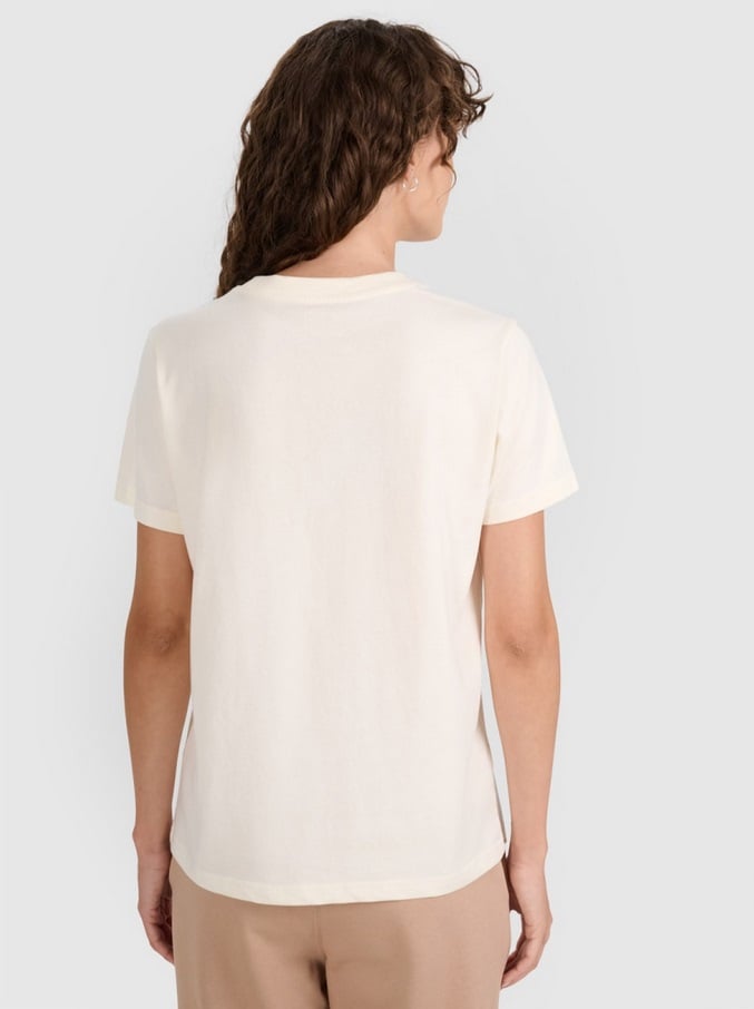 brīvā laika krekls tshirt creme 4f waw25ttshf2970 12s 1
