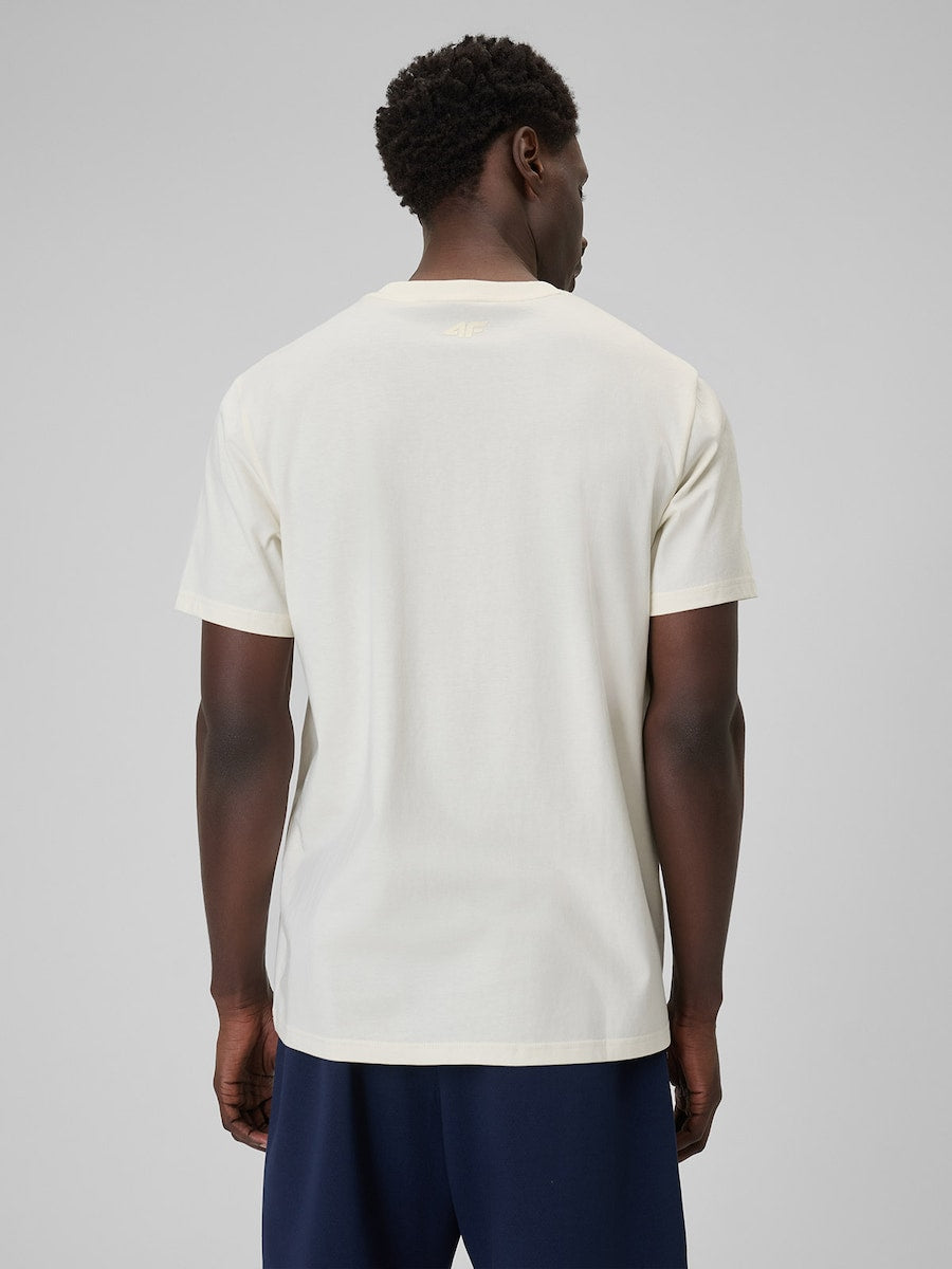 brīvā laika krekls tshirt creme 4f wss26ttshm2661 12s 2