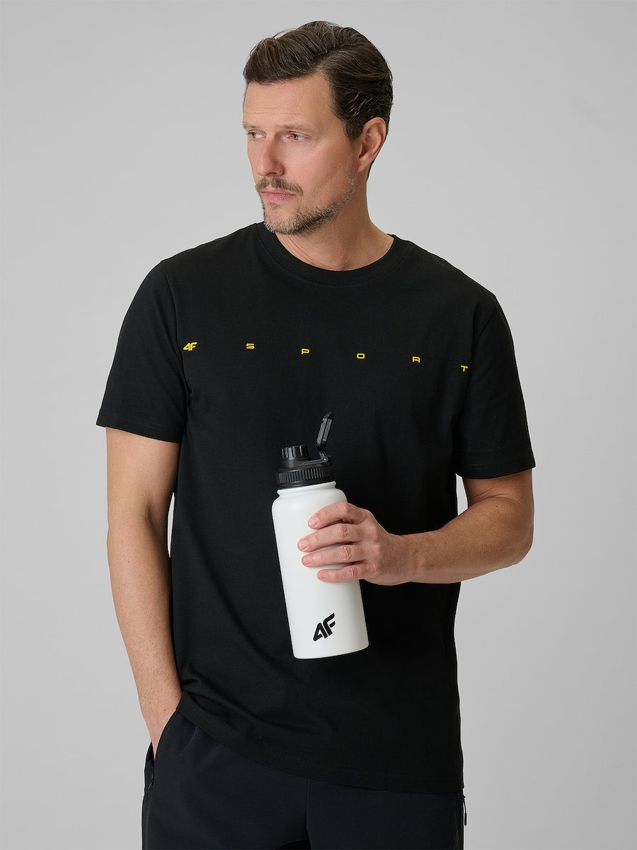 brīvā laika krekls tshirt deep black 4f wss26ttshm2661 20s