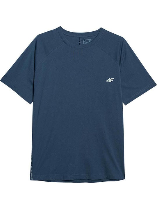 brīvā laika krekls tshirt denim 4f waw25ttshm2373 32s
