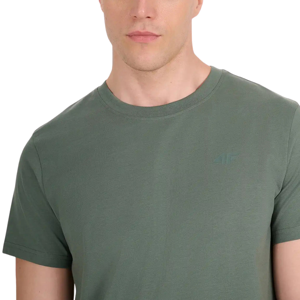 brīvā laika krekls tshirt green 4f waw25ttshm2441 41s 1