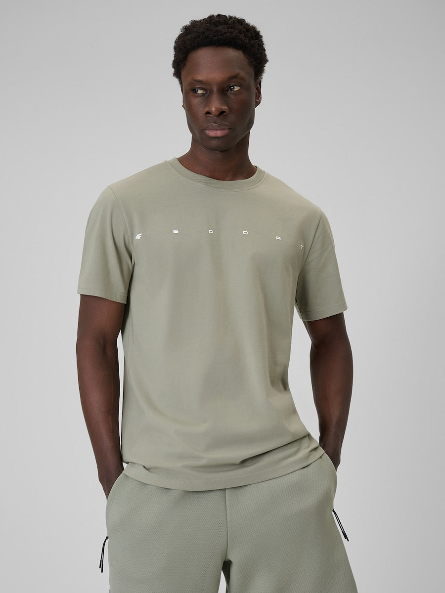 brīvā laika krekls tshirt khaki 4f wss26ttshm2661 43s
