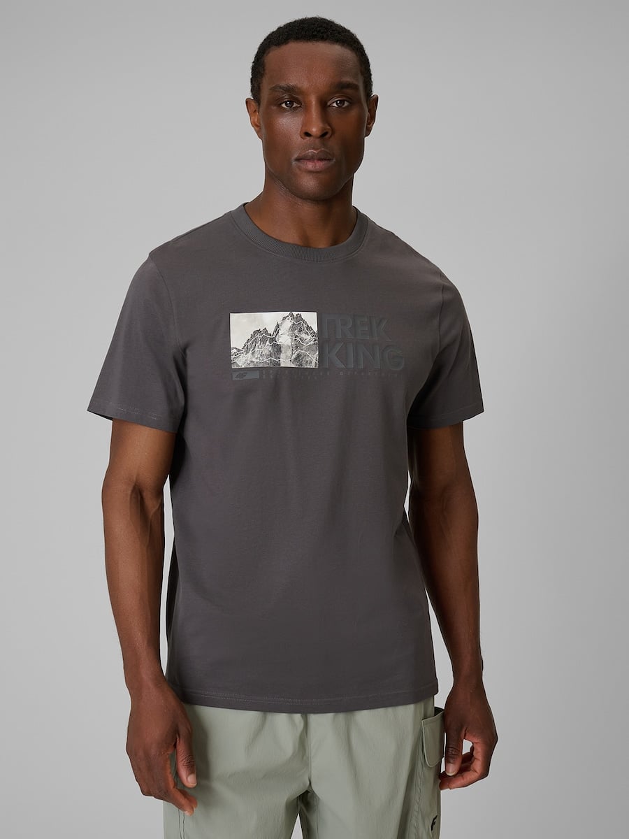 brīvā laika krekls tshirt middle grey 4f wss26ttshm3321 24s