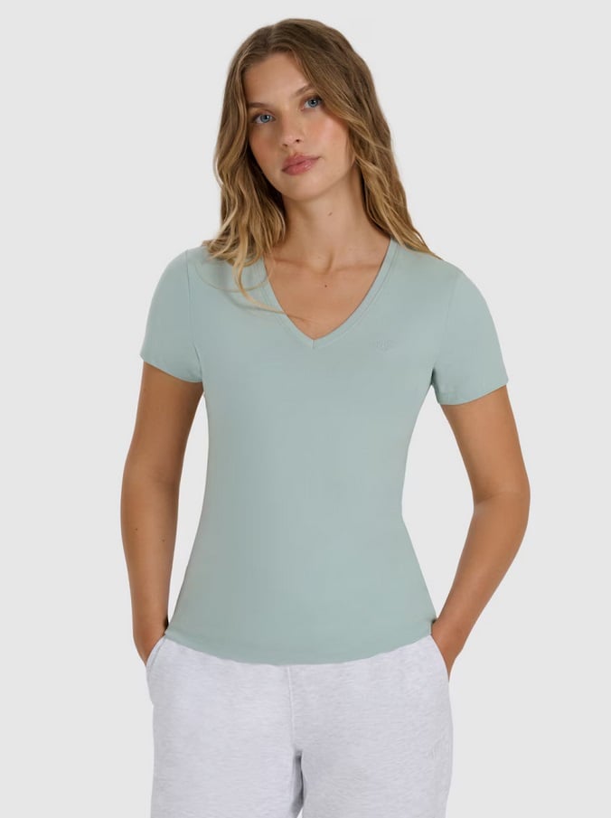 brīvā laika krekls tshirt mint 4f waw25ttshf2969 47s