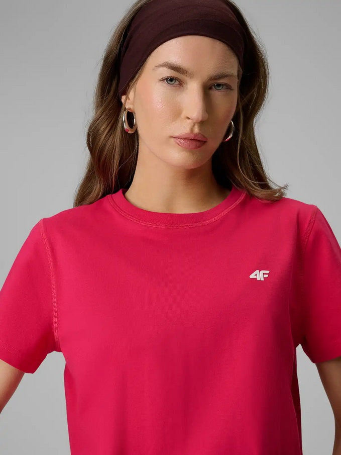 brīvā laika krekls tshirt pink 4f wss26ttshf2772 54s