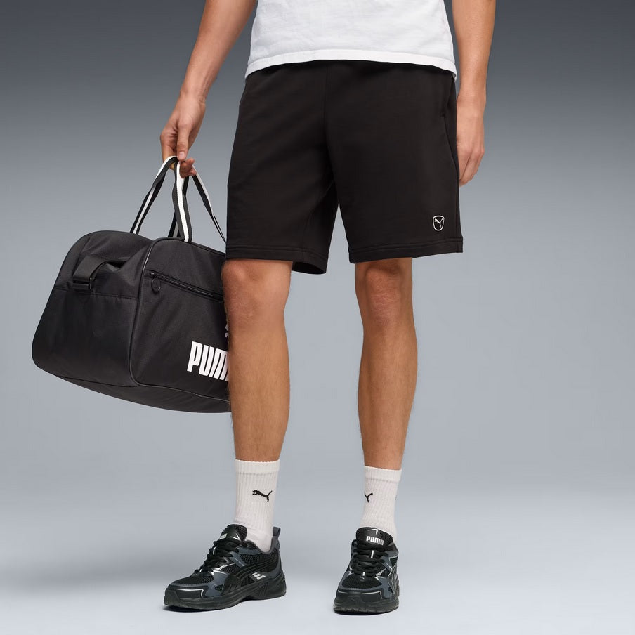 brīvā laika šorti ess elevated shorts 9 tr puma black pu 692017 01