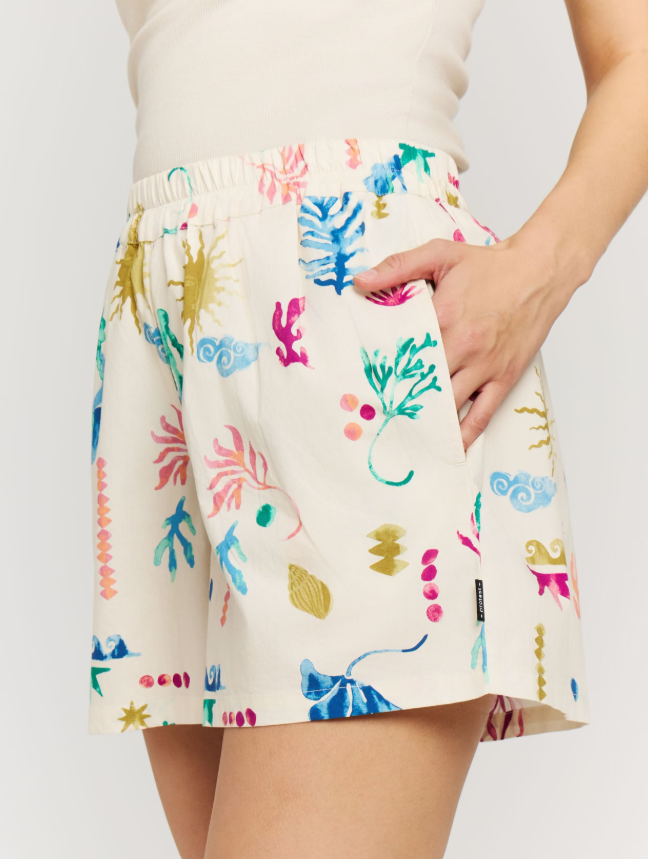 brīvā laika šorti prtescape shorts canvasoffwhite pr 23661007 101