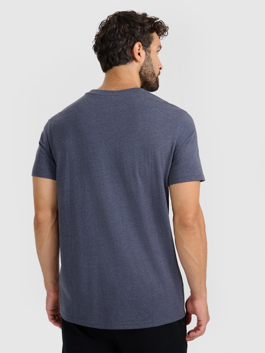 brīvā laika tkrekls tshirt middle grey melange 4f waw25ttshm3126 24m 1